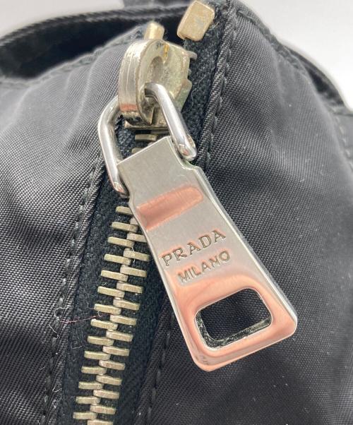 PRADA（プラダ）PRADA (プラダ) スカル スタッズ ナイロントートバッグ ブラックの古着・服飾アイテム