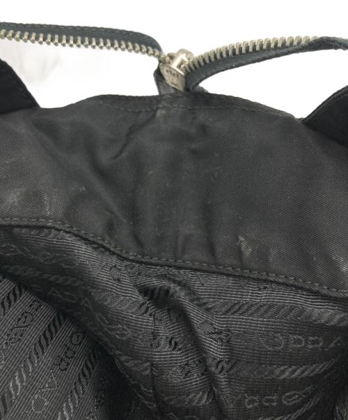 PRADA（プラダ）PRADA (プラダ) スカル スタッズ ナイロントートバッグ ブラックの古着・服飾アイテム