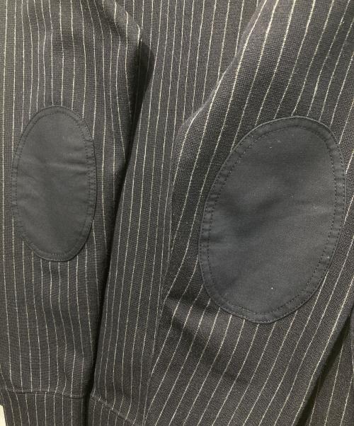 JUNYA WATANABE MAN（ジュンヤワタナベマン）JUNYA WATANABE MAN (ジュンヤワタナベマン) ストライプ切替カーディガン ブラック サイズ:Sの古着・服飾アイテム