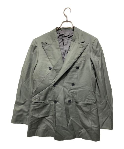 UNITED ARROWS（ユナイテッドアローズ）UNITED ARROWS (ユナイテッドアローズ) Vitale Barberis Canonico ツイル ダブル 6ボタン スーツ カーキ サイズ:46の古着・服飾アイテム