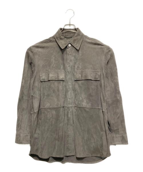 ARMA（アーマ）ARMA (アーマ) ARMA(アーマ)RONNIE ゴートシャツジャケット ブラウン サイズ:46の古着・服飾アイテム