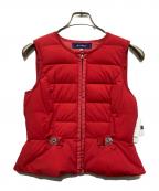 M'S GRACYエムズグレイシー）の古着「ビジューダウンベスト」｜レッド