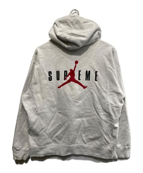 SUPREME（シュプリーム）Supreme (シュプリーム) JORDAN (ジョーダン) Hooded Sweatshirt グレー サイズ:XXLの古着・服飾アイテム