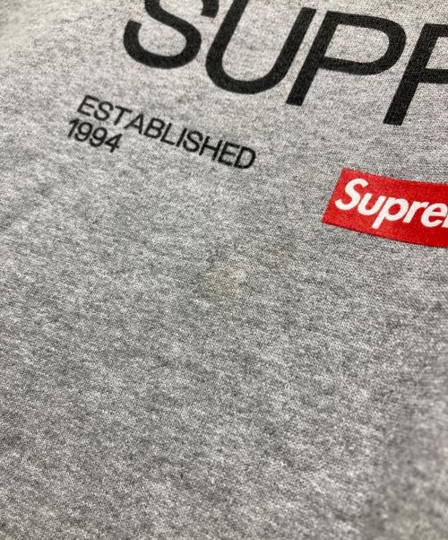 SUPREME（シュプリーム）Supreme (シュプリーム) Establish Crewneck/イスタンブリッシュ クルーネック/ロゴスウェット グレー サイズ:XXLの古着・服飾アイテム