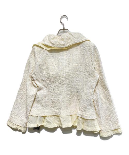 EIKO KONDO（エイココンドウ）EIKO KONDO (エイココンドウ) テーラードジャケット ホワイト サイズ:L 未使用品の古着・服飾アイテム