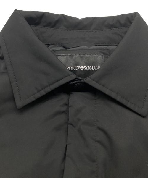 EMPORIO ARMANI（エンポリオアルマーニ）EMPORIO ARMANI (エンポリオアルマーニ) シグネイチャーロゴポケットジャケット ブラック サイズ:Mの古着・服飾アイテム