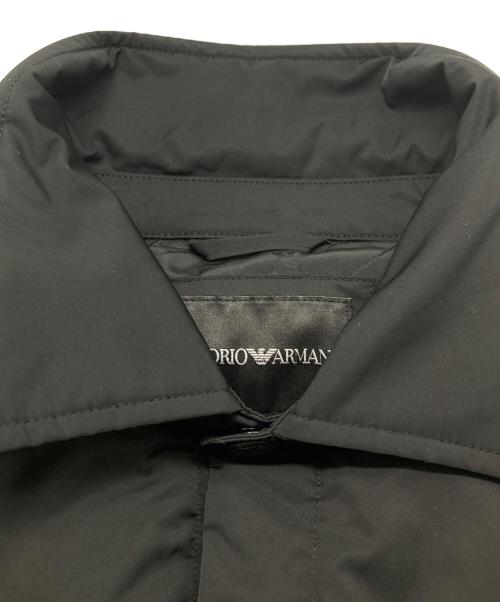 EMPORIO ARMANI（エンポリオアルマーニ）EMPORIO ARMANI (エンポリオアルマーニ) シグネイチャーロゴポケットジャケット ブラック サイズ:Mの古着・服飾アイテム