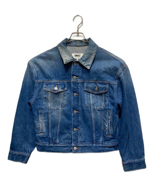 MM6 Maison Margiela（エムエムシックスメゾンマルジェラ）MM6 Maison Margiela (エムエムシックスメゾンマルジェラ) デニムジャケット インディゴ サイズ:40の古着・服飾アイテム