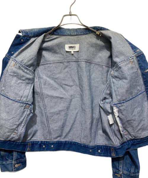 MM6 Maison Margiela（エムエムシックスメゾンマルジェラ）MM6 Maison Margiela (エムエムシックスメゾンマルジェラ) デニムジャケット インディゴ サイズ:40の古着・服飾アイテム