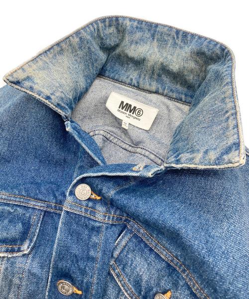 MM6 Maison Margiela（エムエムシックスメゾンマルジェラ）MM6 Maison Margiela (エムエムシックスメゾンマルジェラ) デニムジャケット インディゴ サイズ:40の古着・服飾アイテム