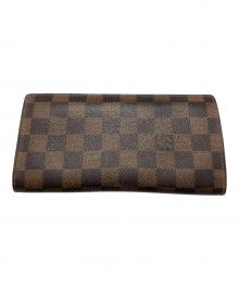 LOUIS VUITTON（ルイ ヴィトン）の古着「ダミエ ポルトフォイユ・ブラザ」｜ブラウン