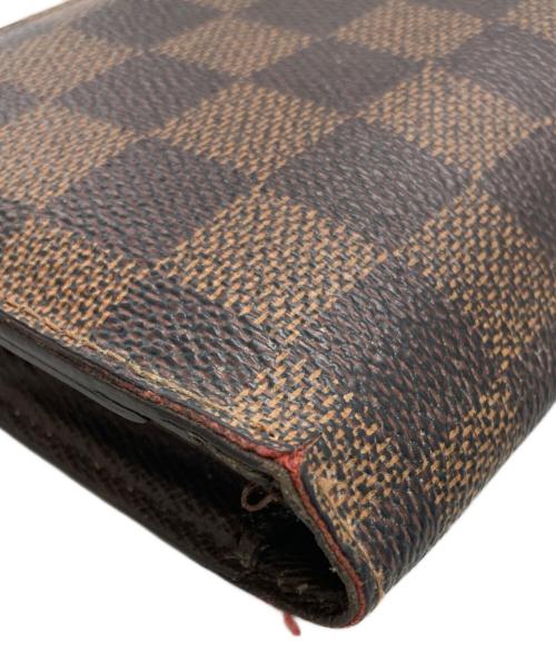 LOUIS VUITTON（ルイ ヴィトン）LOUIS VUITTON (ルイ ヴィトン) ダミエ ポルトフォイユ・ブラザ ブラウンの古着・服飾アイテム
