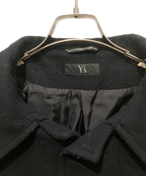Y's（ワイズ）Y's (ワイズ) ウールコート ブラック サイズ:2の古着・服飾アイテム