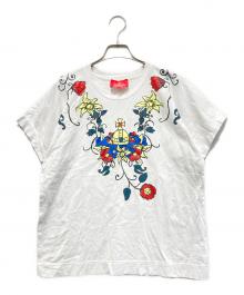 Vivienne Westwood RED LABEL（ヴィヴィアンウエストウッドレッドレーベル）の古着「半袖カットソー」｜ホワイト
