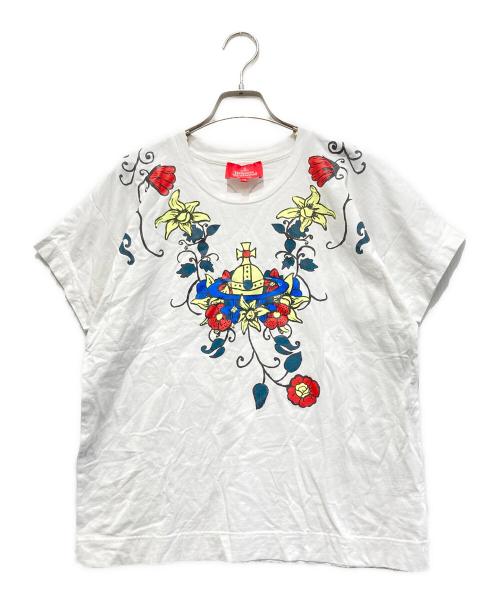Vivienne Westwood RED LABEL（ヴィヴィアンウエストウッドレッドレーベル）Vivienne Westwood RED LABEL (ヴィヴィアンウエストウッドレッドレーベル) 半袖カットソー ホワイト サイズ:00の古着・服飾アイテム