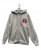 Hysteric Glamourヒステリックグラマー）の古着「ジップパーカー」｜ライトグレー