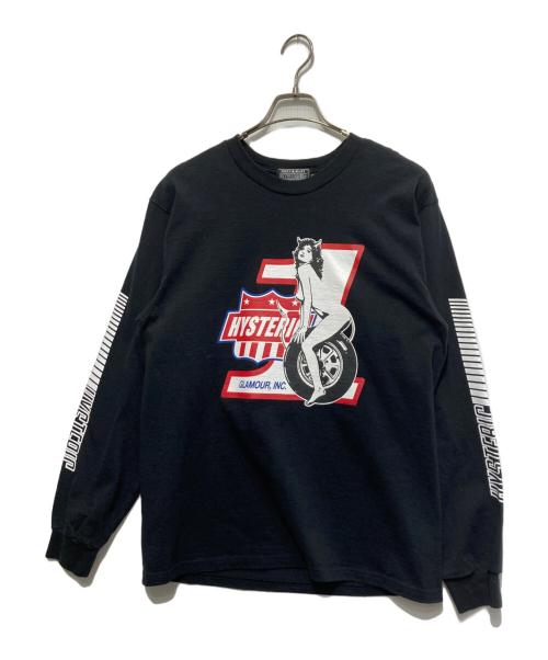 Hysteric Glamour（ヒステリックグラマー）Hysteric Glamour (ヒステリックグラマー) HG ＩNC ロングＴシャツ ブラック サイズ:Mの古着・服飾アイテム