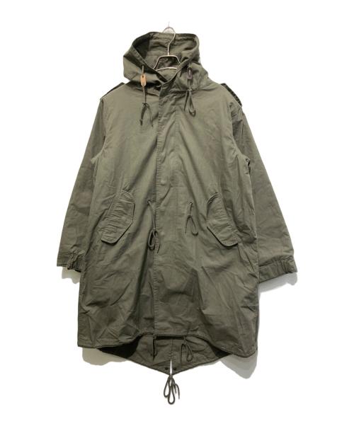 HOUSTON（ヒューストン）HOUSTON (ヒューストン) モッズコート オリーブ サイズ:XXSの古着・服飾アイテム