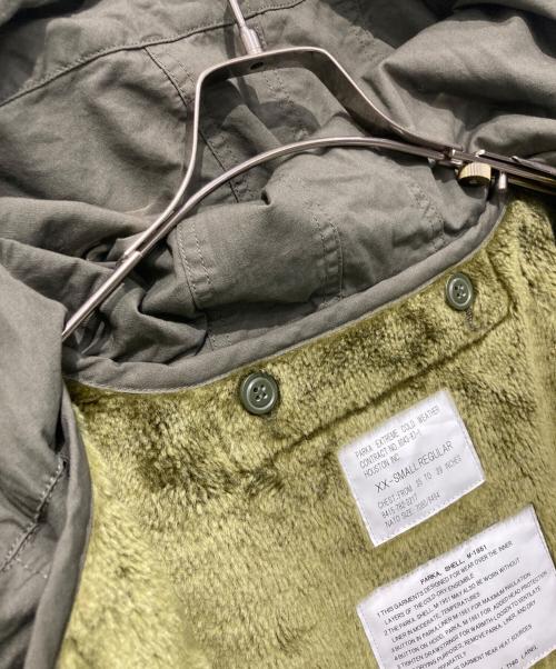 HOUSTON（ヒューストン）HOUSTON (ヒューストン) モッズコート オリーブ サイズ:XXSの古着・服飾アイテム