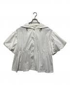 Ame no chi Hareアメノチハレ）の古着「バルーンスリーブ雨よけライトコート」｜ホワイト