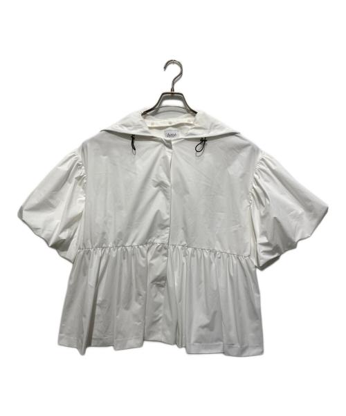 Ame no chi Hare（アメノチハレ）Ame no chi Hare (アメノチハレ) バルーンスリーブ雨よけライトコート ホワイト サイズ:Freeの古着・服飾アイテム