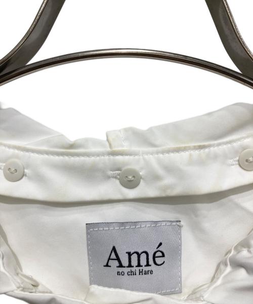 Ame no chi Hare（アメノチハレ）Ame no chi Hare (アメノチハレ) バルーンスリーブ雨よけライトコート ホワイト サイズ:Freeの古着・服飾アイテム