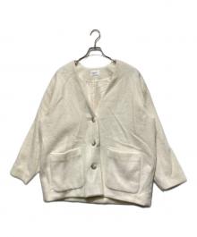 OHGA（オオガ）の古着「シャギーコーディガン」｜ホワイト