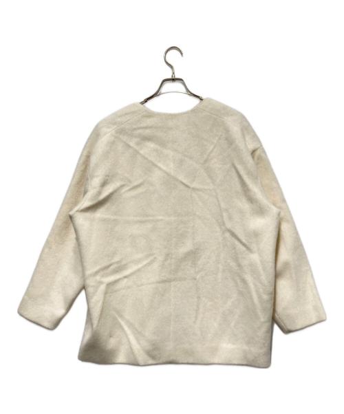 OHGA（オオガ）OHGA (オオガ) シャギーコーディガン ホワイト サイズ:FREE 未使用品の古着・服飾アイテム