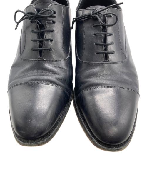 SHETLAND FOX（シェットランドフォックス）SHETLAND FOX (シェットランドフォックス) プレーントゥシューズ ブラック サイズ:9の古着・服飾アイテム