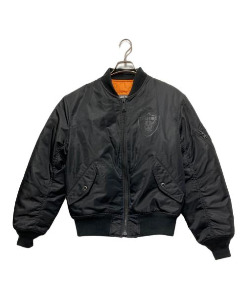 Hysteric Glamour（ヒステリックグラマー）Hysteric Glamour (ヒステリックグラマー) WOMAN PIRATE MA-1ジャケット ブラック サイズ:Mの古着・服飾アイテム