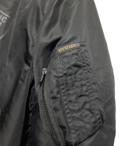 Hysteric Glamour（ヒステリックグラマー）Hysteric Glamour (ヒステリックグラマー) WOMAN PIRATE MA-1ジャケット ブラック サイズ:Mの古着・服飾アイテム