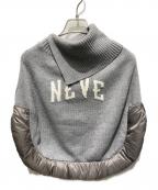 MOORERムーレー）の古着「ALONDRA-SFM/ニットポンチョ」｜グレー