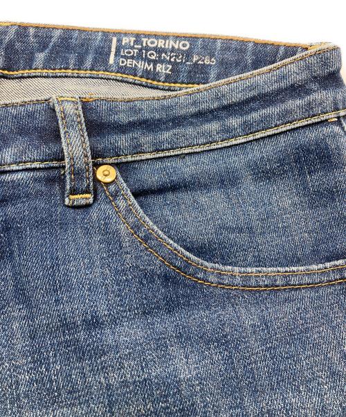 PT TORINO（ピーティートリノ）PT TORINO (ピーティートリノ) ストレッチ ウォッシュ ジーンズ インディゴ サイズ:TX28の古着・服飾アイテム