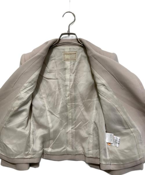 FOXEY BOUTIQUE（フォクシー ブティック）FOXEY BOUTIQUE (フォクシー ブティック) テーラードジャケット ベージュ サイズ:38の古着・服飾アイテム