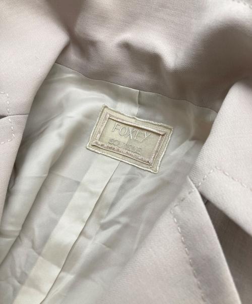 FOXEY BOUTIQUE（フォクシー ブティック）FOXEY BOUTIQUE (フォクシー ブティック) テーラードジャケット ベージュ サイズ:38の古着・服飾アイテム
