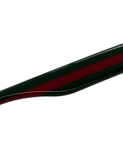 GUCCI（グッチ）GUCCI (グッチ) サングラス グリーン×ブラック サイズ:55ロ20-145の古着・服飾アイテム