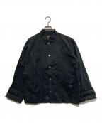 Needlesニードルズ）の古着「S.C. Shirt - C/PE/PU Papillon Jq」｜ブラック