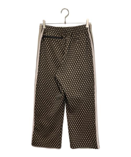 Needles（ニードルズ）Needles (ニードルズ) SASQUATCHfabrix. (サスクワッチファブリックス) トラックパンツ ブラウン×ホワイト サイズ:XSの古着・服飾アイテム