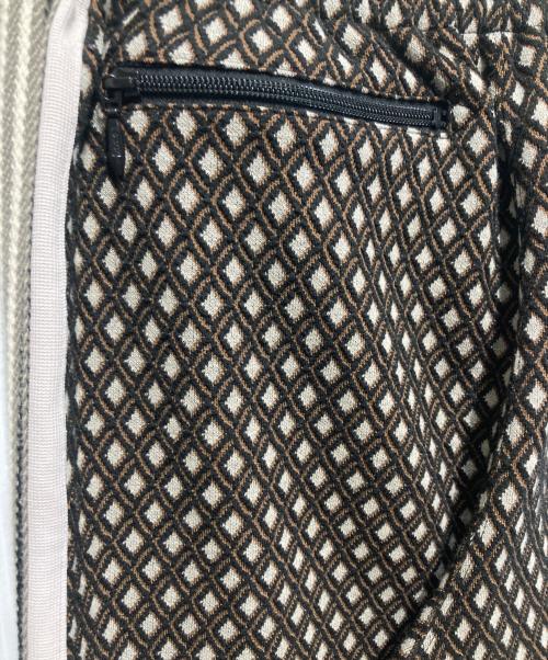 Needles（ニードルズ）Needles (ニードルズ) SASQUATCHfabrix. (サスクワッチファブリックス) トラックパンツ ブラウン×ホワイト サイズ:XSの古着・服飾アイテム