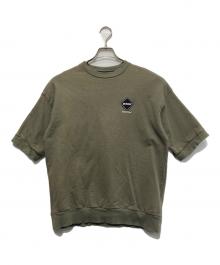 F.C.Real Bristol（エフシーレアルブリストル）の古着「S/S CREWNECK BAGGY SWEAT/半袖スウェット」｜オリーブ