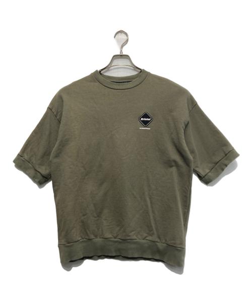 F.C.Real Bristol（エフシーレアルブリストル）F.C.Real Bristol (エフシーレアルブリストル) S/S CREWNECK BAGGY SWEAT/半袖スウェット オリーブ サイズ:Sの古着・服飾アイテム