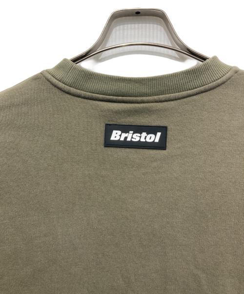 F.C.Real Bristol（エフシーレアルブリストル）F.C.Real Bristol (エフシーレアルブリストル) S/S CREWNECK BAGGY SWEAT/半袖スウェット オリーブ サイズ:Sの古着・服飾アイテム