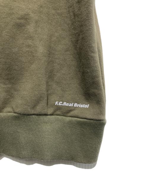 F.C.Real Bristol（エフシーレアルブリストル）F.C.Real Bristol (エフシーレアルブリストル) S/S CREWNECK BAGGY SWEAT/半袖スウェット オリーブ サイズ:Sの古着・服飾アイテム