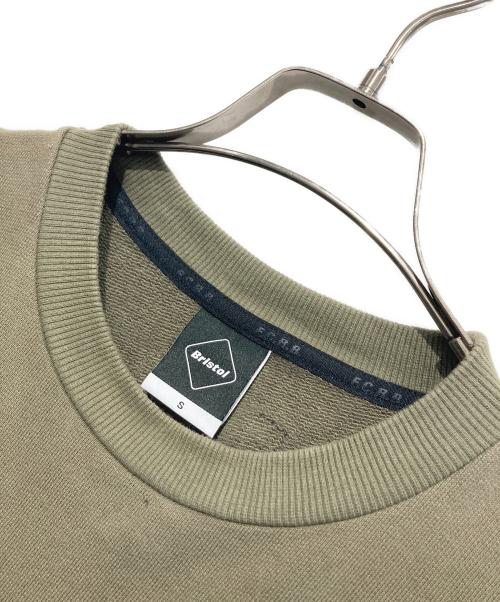 F.C.Real Bristol（エフシーレアルブリストル）F.C.Real Bristol (エフシーレアルブリストル) S/S CREWNECK BAGGY SWEAT/半袖スウェット オリーブ サイズ:Sの古着・服飾アイテム
