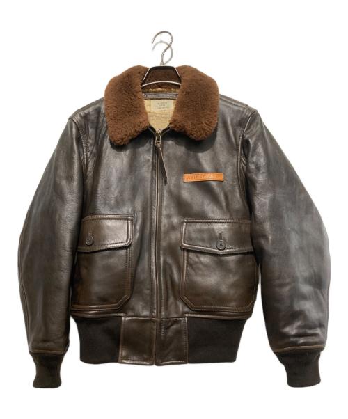 AVIREX（アヴィレックス）AVIREX (アヴィレックス) G-1 FLIGHT JACKET ブラウン サイズ:36の古着・服飾アイテム