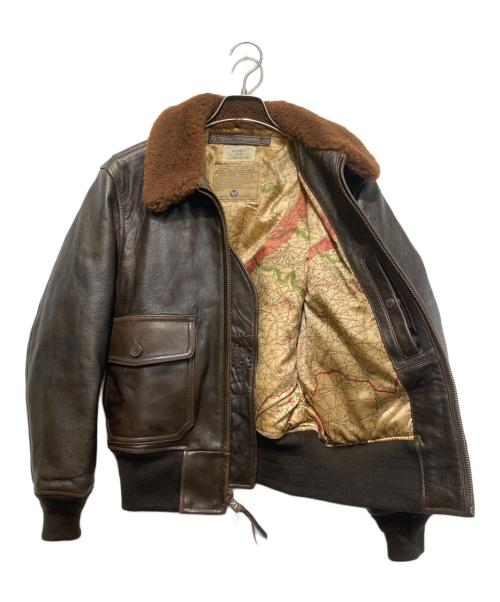 AVIREX（アヴィレックス）AVIREX (アヴィレックス) G-1 FLIGHT JACKET ブラウン サイズ:36の古着・服飾アイテム