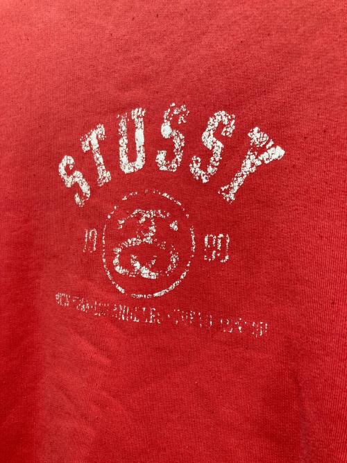 OLD STUSSY（オールドステューシー）OLD STUSSY (オールドステューシー) プリントスウェット オレンジ サイズ:Mの古着・服飾アイテム