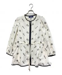 M'S GRACY（エムズグレイシー）の古着「刺繍ジップジャケット」｜ホワイト