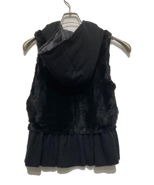 EPOCA（エポカ）EPOCA (エポカ) ラビットファーダウンベスト ブラック サイズ:40の古着・服飾アイテム