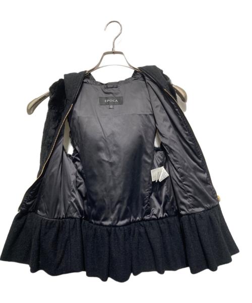 EPOCA（エポカ）EPOCA (エポカ) ラビットファーダウンベスト ブラック サイズ:40の古着・服飾アイテム